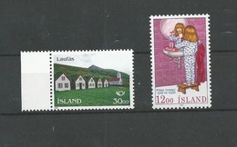 ISLANDE  2  TP  NEUFS - Unused Stamps