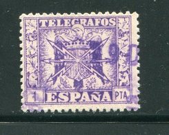 ESPAGNE- Télégraphe- Y&T N°93- Oblitéré - Télégraphe