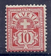 200034610  SUIZA  YVERT  Nº  67  */MH - Ongebruikt