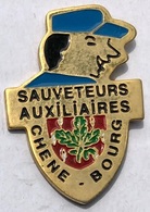 SAUVETEURS AUXILIAIRES CHÊNE BOURG  - GENEVE - GENF - GENEVA - GINEVRA -   (25) - Pompiers