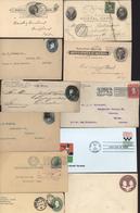 11 Entier United States Of America U.S. Postage 7 Enveloppes 4 Cartes Postales Jefferson Mc Kinley Entiers Relief 1 FDC - Other & Unclassified