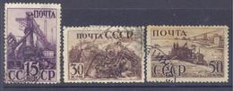 1941. USSR/Russia, Industrial And Agricultural Records, Mich.787,789,790, 3v With OTHER PERFORATION, Used - Oblitérés