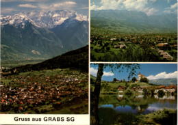 Gruss Aus Grabs SG - 3 Bilder (38498) (a) - Grabs