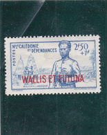 WALLIS Et FUTUNA N° 88 à é Fr 50 + 1fr Bleu (Défence De L'Empire De Nlle-Calédonie), Neuf Avec Charnière - Ongebruikt