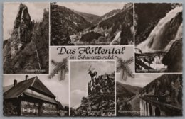 Höllental Im Schwarzwald - S/w Mehrbildkarte 9 - Höllental