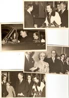 Luxembourg : Aankomst Op Vooravond Van De Doop Van Prinses Marie-Astrid Op 19 Feb. 1954 --- 4 Photo's - Grand-Ducal Family