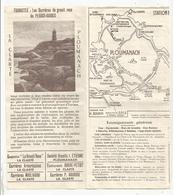 Dépliant Touristique, PLOUMANACH ,la Clarté ,granit Rose De PERROS GUIREC, 8 Pages, 3 Scans ,frais Fr 1.65 E - Toeristische Brochures