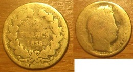 Louis-Philippe Ier - 2 Francs 1835A - Faux D'époque En Laiton - 2 Francs