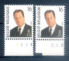 BELGIE * Nr 2532 P5  Plaatnummers 1+2 * Postfris Xx - Autres & Non Classés