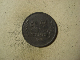 MONNAIE PAYS BAS 25 CENTS 1942 - 1840-1849: Willem II