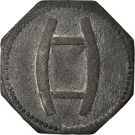 Monnaie, Allemagne, Kriegsgeld, Rastatt, 10 Pfennig, 1917, TTB, Zinc - Monétaires/De Nécessité