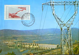 Romania - Maximum Postcard,maxicard 1982 - Energy - Hydropower And Navigation System Iron Gates - Water