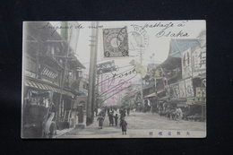 JAPON - Affranchissement De Yokohama Sur Carte Postale ( Osaka ) En 1907 Pour La France - L 59770 - Briefe U. Dokumente