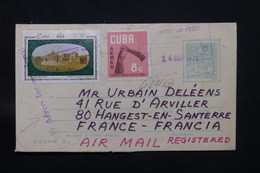 CUBA - Entier Postal + Compléments De Santiago De Cuba Pour La France En 1971 En Recommandé - L 59835 - Storia Postale