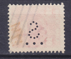 Denmark Perfin Perforé Lochung (S07) 'S...' Robert Th. Schrøder, København King König Fr. VIII. Stamp (2 Scans) - Errors, Freaks & Oddities (EFO)