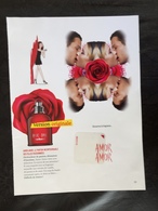 Ads Publicite Magazine Recto Verso  Avec Liquatouch Amor Amor Cacharel 23,5 X 17cm - Pubblicitari (riviste)