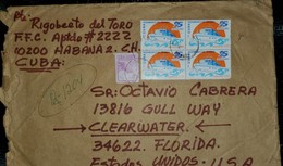 O) 1981 CUBA, SPANISH ANTILLES,  DISEMBARKING OF REVOLUTIONARY FORCES - YACHT GRANMA 1p SC 2456, FAUNA - MANATEE SC 2461 - Briefe U. Dokumente