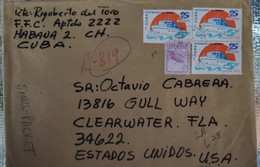 O) 1981 CUBA, SPANISH ANTILLES,  DISEMBARKING OF REVOLUTIONARY FORCES - YACHT GRANMA 1p SC 2456, FAUNA - MANATEE SC 2461 - Brieven En Documenten