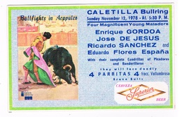 MEX-175  ACAPULCO : Caletilla Bullriding 1978 - Dominique