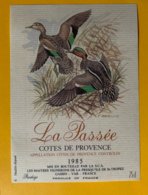 13728 - La Passée1985 Côtes De Provence - Chasse