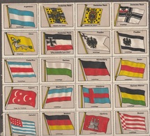 88 Reklamemarken Reklamemarke Fahnen Aus Aller Welt Flags Drapeaux Landesflagge Handelsflagge Kriegsflagge Nationalflagg - Other & Unclassified