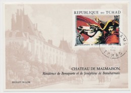 TCHAD - 3 "Feuillets De Luxe" - Napoléon Bonaparte, Mariage De Napoléon, Bonaparte Au Grand St Bernard - Napoléon