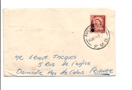 NOUVELLE ZELANDE LETTRE POUR LA FRANCE 1958 - Storia Postale
