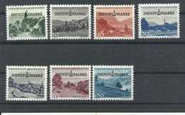 LIECHTENSTEIN   YVERT   SERVICIO   28/34    MNH **,  EXCEPTO   31  MH  * - Service