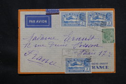 INDE - Affranchissement Plaisant Sur Enveloppe De New Delhi En 1935 Pour Paris Par Avion - L 59986 - 1911-35 King George V