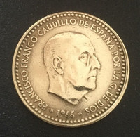 $$ESP1003 - Francisco Franco 1 Peseta Coin - Spain - 1966 - 1 Peseta