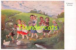 CPA ILLUSTRATEUR ENFANT SCHENKEL ARTIST SIGNED CARD CHILD CHILDREN - Schenkel, Franziska