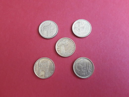 5 Ptas 1994, 1995, 1997, 1998, 1999 -  Monedas De Necesidad