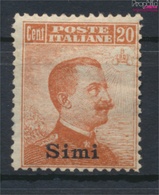 Ägäische Inseln 11XII Mit Falz 1912 Aufdruckausgabe Simi (9438156 - Egée (Simi)