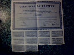 Vieux Papier Action Obligation BON Au Porteur 5oo Fr Or Germinal Ou 2 500 Fr Poincaré - M - O