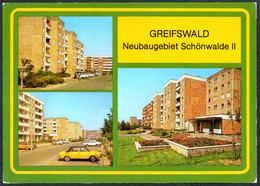 D5927 - Greifswald Neubaugebiet Schönwalde II - Großplatte Neubauten - Verlag Bild Und Heimat Reichenbach DDR - Greifswald