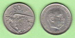 SPAIN  50 PESETAS 1957 (1959) (KM # 788) #6180 - 50 Pesetas