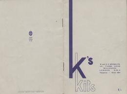 Catalogue K'S KEYSER KITS 1962 Brass Laiton Bronce - Englisch