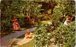 Picking Gardenias At The Beauty Spot Of The South, Florida's Cypress Gradens (timbre- Correspindance Montivilliers) - West Palm Beach