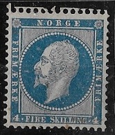 Norvège N°4 Neuf Avec Charnière - Neufs