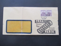Böhmen Und Mähren 1940 Nr. 27 MeF Firmenumschlag Pera Spiralova Parik / Auto Bzw. Fahrwerksfedern - Covers & Documents