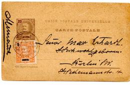 Carte Postale De Horta (juin 1900) Pour Berlin - Horta