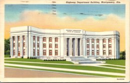 Alabama Montgomery Highway Department Building 1941 Curteich - Montgomery