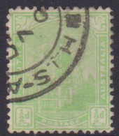 Australia South Australia SG 262 1898 Half Penny Yellow Green,used - Usati