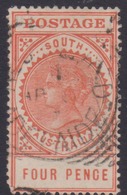 Australia South Australia SG 269 1902 Four Pence  Red Orange,Used - Usati