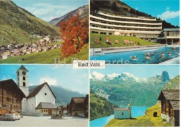 Bad Vals - Thermalbad - Dorfplatz - Frunt-Zervreila Mit Zervreilahorn - Pool - Switzerland - Unused - Vals