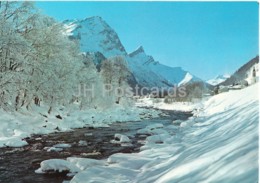 Wintermorgen Am Hinterrhein Bei Splugen - 1988 - Switzerland - Used - Hinterrhein