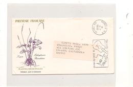 8-2-1988 ENVELOPPE 1er JOUR . DE PAPEETE  POUR CASTAGNOLA ( SUISSE) A VOIR ( FLAMME) - Covers & Documents