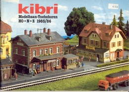 Catalogue KIBRI 1985/86 HO N Z Modelbaan Toebehoren + HO Truck Modellen - Néerlandais