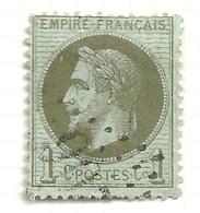 France N°25 Bronze Oblitéré GC Cote 25€ - 1863-1870 Napoléon III Con Laureles