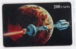 ITALIE Prépaid DELTA CARD 200U ESPACE PLANETE - Astronomy